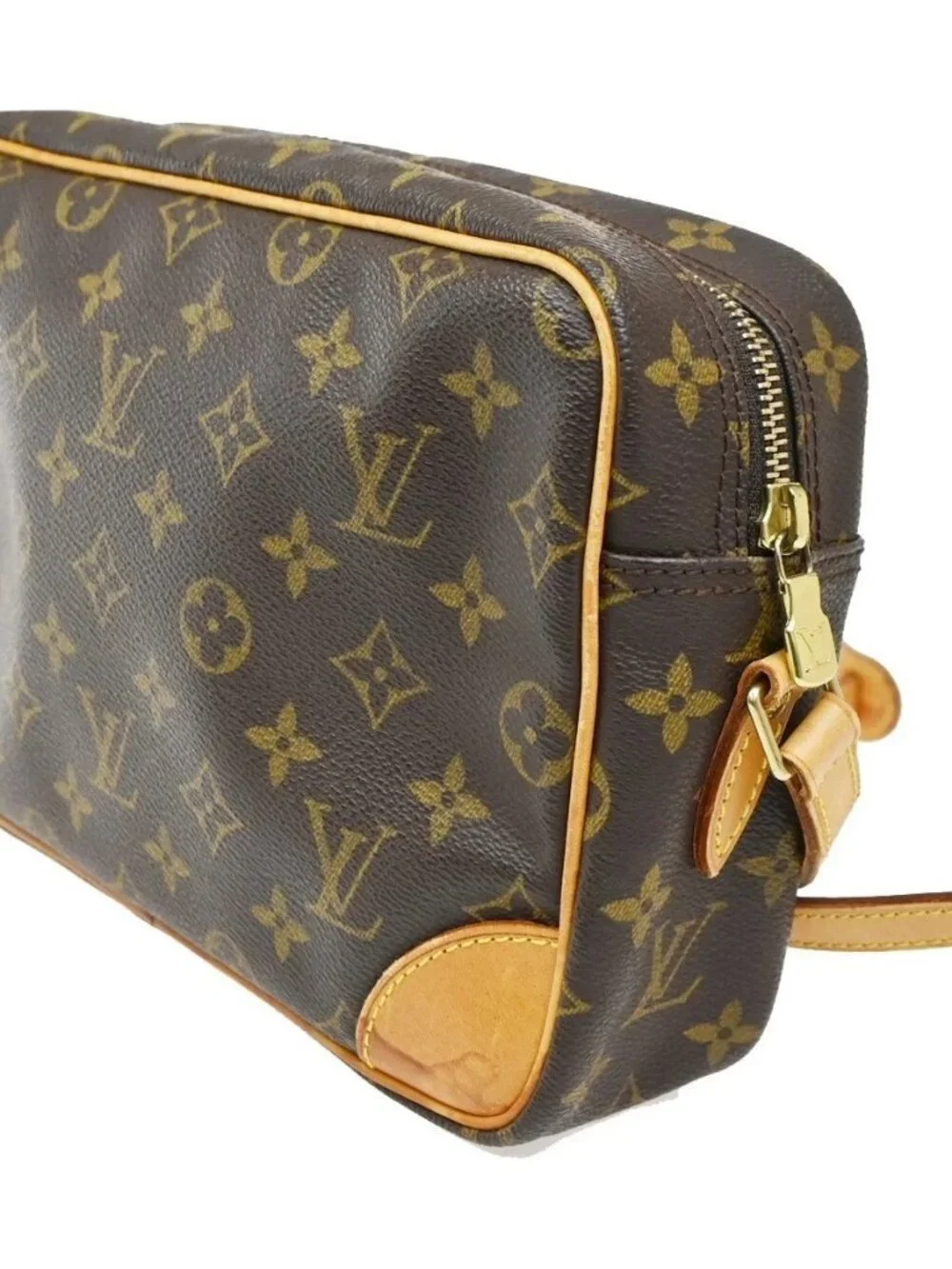 LOUIS VUITTON Trocadero 27 Shoulder Bag Monogram Leather Brown M51274 71CA731
